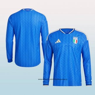Primera Camiseta Italia 2026 Manga Larga