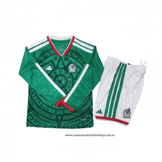 Primera Camiseta Mexico Nino 2026 Manga Larga