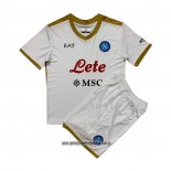 Segunda Camiseta Napoli Nino 21-22