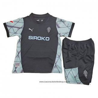 Segunda Camiseta Sporting de Gijon Nino 24-25