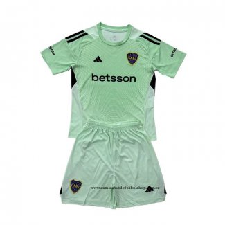 Camiseta Boca Juniors Portero Nino 2025 Verde