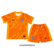 Camiseta Inglaterra Portero Nino 2024 Naranja