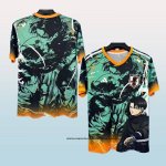 Camiseta Japon Anime 25-26 Verde Tailandia