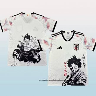 Camiseta Japon Anime Luffy 24-25 Blanco Tailandia