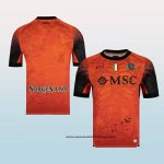 Camiseta Napoli Portero Halloween 25-26 Naranja Tailandia