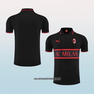 Camiseta Polo del AC Milan 22-23 Negro