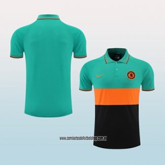 Camiseta Polo del Chelsea 22-23 Verde y Naranja