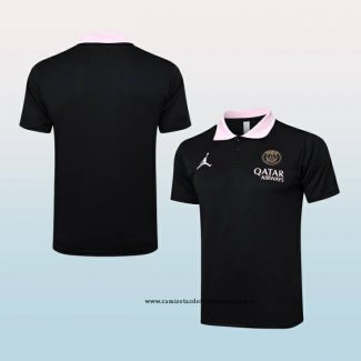 Camiseta Polo del Paris Saint-Germain Jordan 24-25 Negro