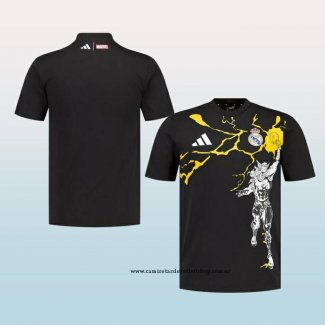 Camiseta Pre Partido del Real Madrid 25-26 Negro