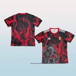 Camiseta Real Madrid Dragon 25-26 Rojo Negro Tailandia
