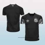 Camiseta Santos Portero 2025 Negro Tailandia