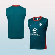 Camiseta de Entrenamiento AC Milan 25-26 Sin Mangas Verde