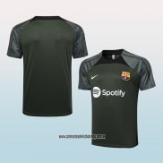 Camiseta de Entrenamiento Barcelona 23-24 Verde Oscuro