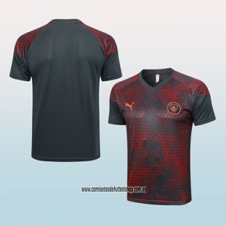 Camiseta de Entrenamiento Manchester City 23-24 Rojo