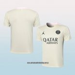 Camiseta de Entrenamiento Paris Saint-Germain Jordan 24-25 Amarillo