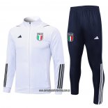 Chandal de Chaqueta del Italia Nino 23-24 Blanco