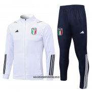 Chandal de Chaqueta del Italia Nino 23-24 Blanco