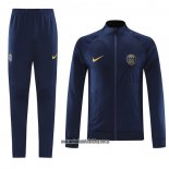 Chandal de Chaqueta del Paris Saint-Germain 23-24 Azul