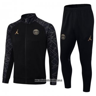 Chandal de Chaqueta del Paris Saint-Germain Jordan 23-24 Negro