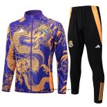 Chandal de Chaqueta del Real Madrid Dragon 24-25 Purpura