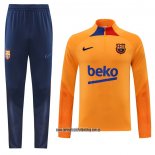 Chandal de Sudadera del Barcelona 22-23 Naranja