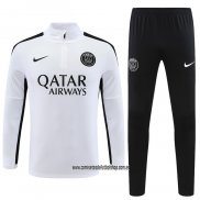 Chandal de Sudadera del Paris Saint-Germain 23-24 Blanco