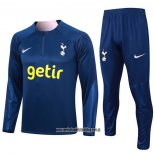 Chandal de Sudadera del Tottenham Hotspur Nino 23-24 Azul