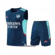 Chandal del Arsenal 22-23 Sin Mangas Azul