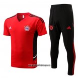 Chandal del Bayern Munich 22-23 Manga Corta Rojo