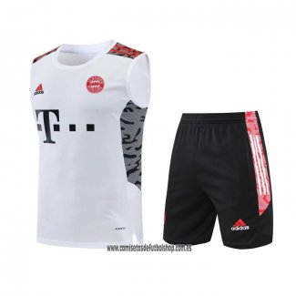 Chandal del Bayern Munich 22-23 Sin Mangas Blanco