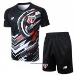 Chandal del Sao Paulo 25-26 Manga Corta Negro - Pantalon Corto