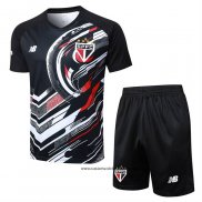 Chandal del Sao Paulo 25-26 Manga Corta Negro - Pantalon Corto