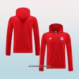 Chaqueta con Capucha del Bayern Munich 22-23 Rojo