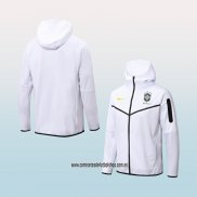 Chaqueta con Capucha del Brasil 22-23 Blanco