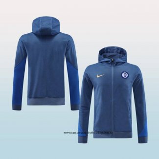 Chaqueta con Capucha del Inter Milan 24-25 Azul