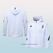 Chaqueta con Capucha del Juventus 25-26 Blanco