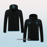 Chaqueta con Capucha del Napoli 23-24 Negro