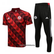 Conjunto Polo del Bayern Munich 22-23 Rojo