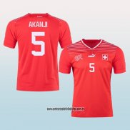 Jugador Primera Camiseta Suiza Akanji 2022