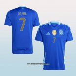 Jugador Segunda Camiseta Argentina De Paul 2024