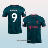 Jugador Tercera Camiseta Liverpool Firmino 22-23