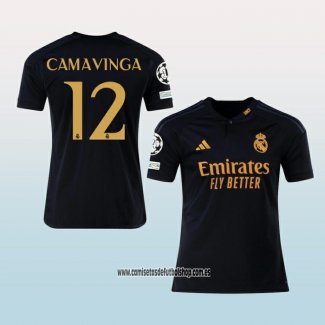 Jugador Tercera Camiseta Real Madrid Camavinga 23-24