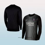 Primera Camiseta Paris Saint-Germain Portero 25-26 Manga Larga Negro