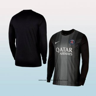 Primera Camiseta Paris Saint-Germain Portero 25-26 Manga Larga Negro