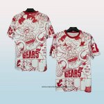 Camiseta Japon Anime Luffy 25-26 Blanco Rojo Tailandia