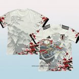 Camiseta Japon Dragon 24-25 Blanco Gris Tailandia