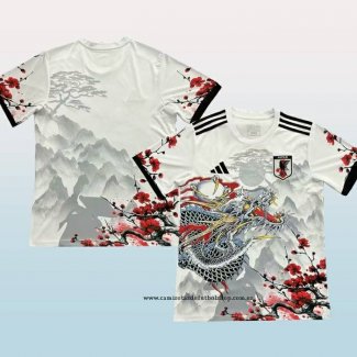 Camiseta Japon Dragon 24-25 Blanco Gris Tailandia