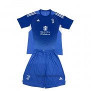 Camiseta Juventus Portero Nino 25-26 Azul