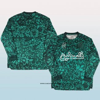 Camiseta Palestina Special 25-26 Manga Larga Verde