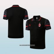 Camiseta Polo del AC Milan 22-23 Negro